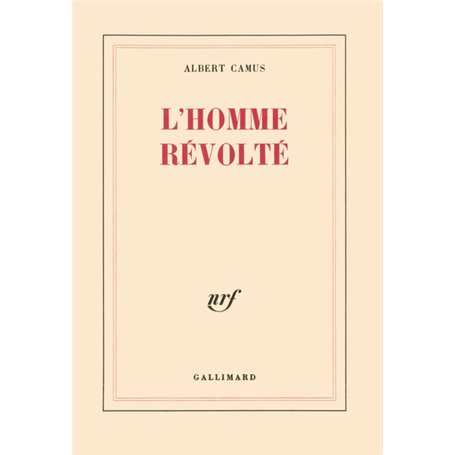 L'Homme révolté