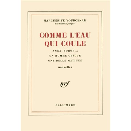 Comme l'eau qui coule