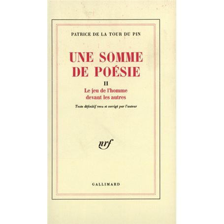 Une Somme de poésie