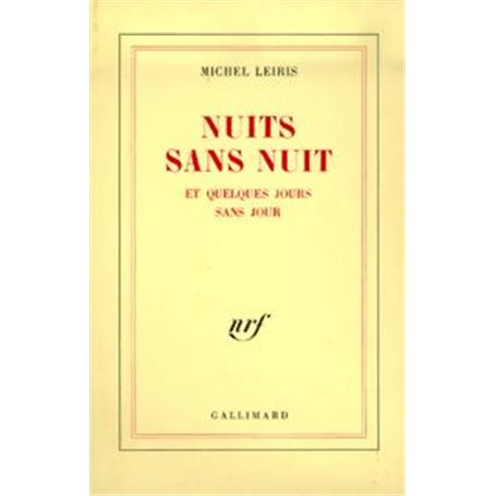 Nuits sans nuit et quelques jours sans jour