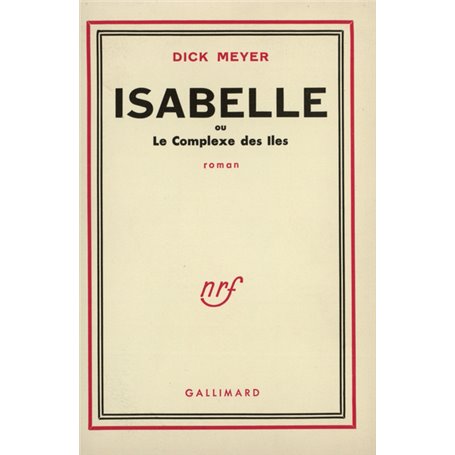 Isabelle ou Le complexe des Îles