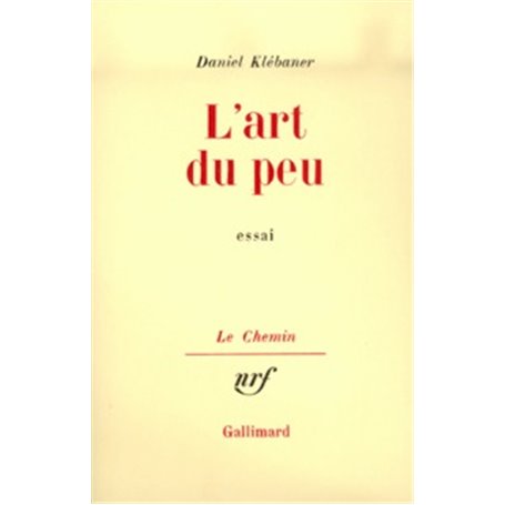 L'Art du peu