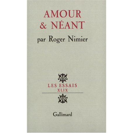 Amour et Néant