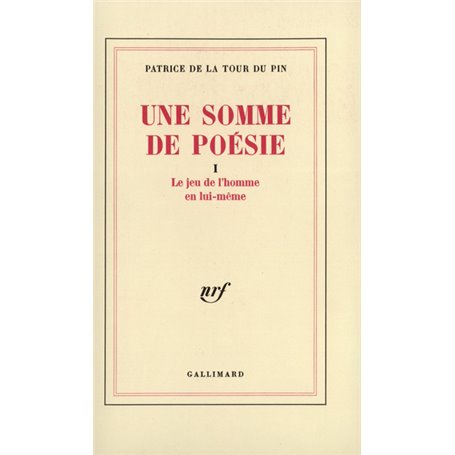 Une Somme de poésie