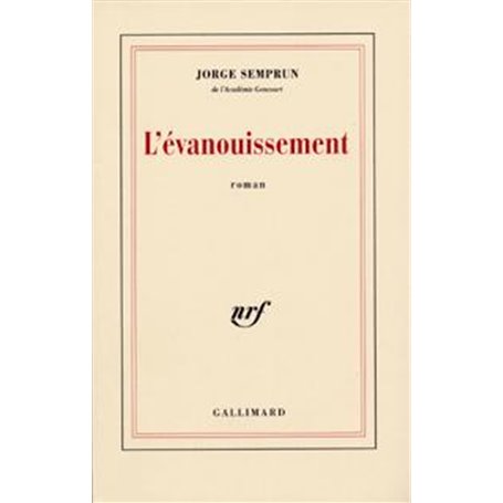 L'évanouissement