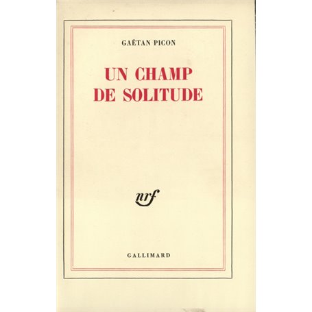 Un champ de solitude