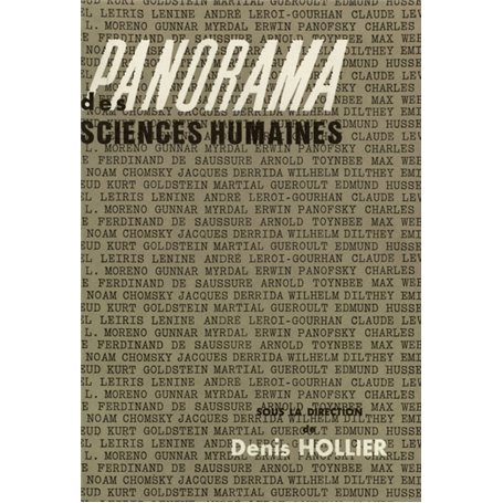 Panorama des sciences humaines