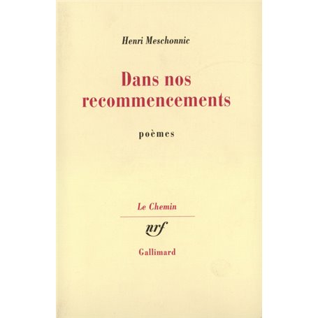 Dans nos recommencements