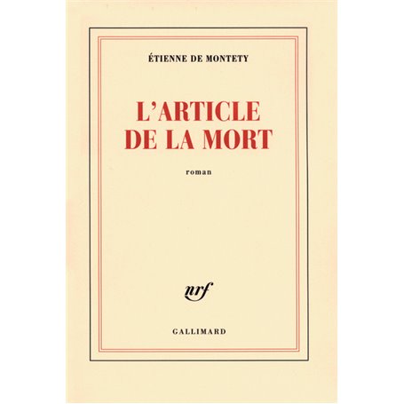 L'article de la mort