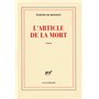 L'article de la mort