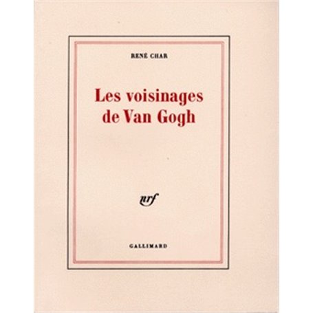 Les voisinages de Van Gogh
