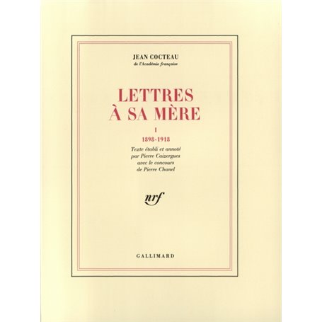 Lettres à sa mère