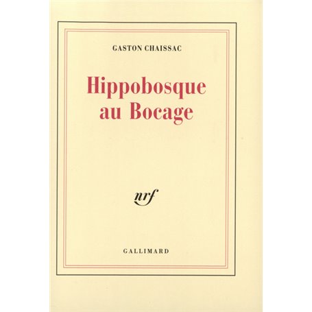 Hippobosque au Bocage