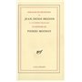Discours de réception à l'Académie française et réponse de Pierre Moinot