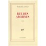 Rue des Archives