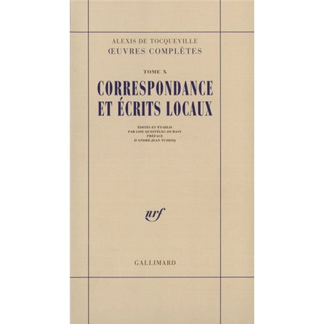 Correspondance et écrits locaux