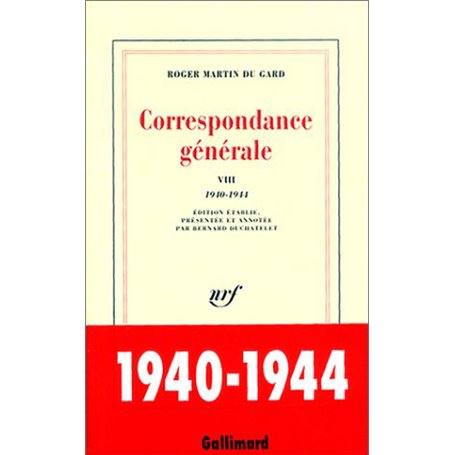 Correspondance générale