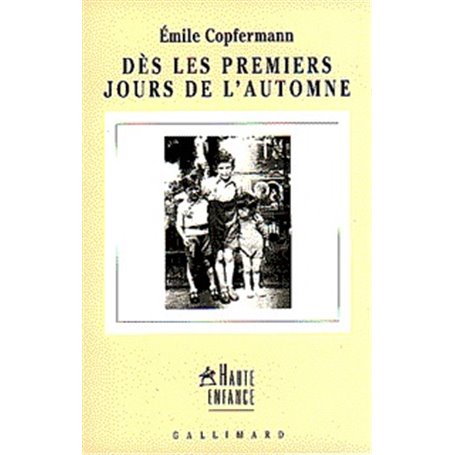 Dès les premiers jours de l'automne