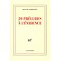 59 préludes à l'évidence