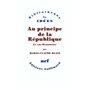 Au principe de la République