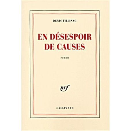En désespoir de causes