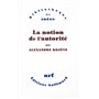 La notion de l'Autorité