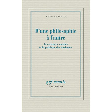 D'une philosophie à l'autre