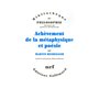 Achèvement de la métaphysique et poésie
