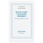 Qu'est-ce que l'actualité politique ?