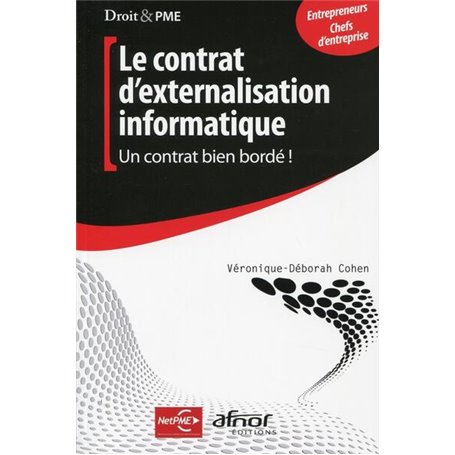 Le contrat d'externalisation informatique