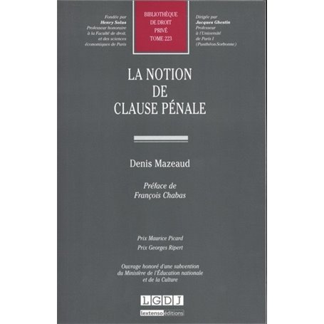 la notion de clause pénale