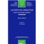 les effets de l'infraction - essai d'une théorie générale