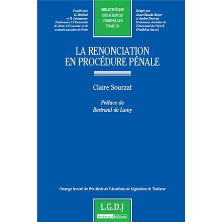 la renonciation en procédure pénale