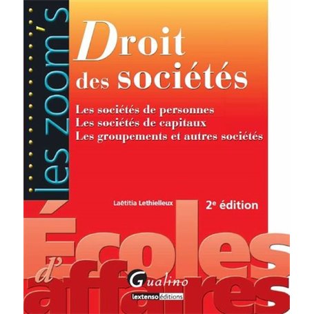 droit des sociétés - 2ème édition