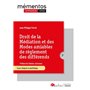 Droit de la médiation et des modes amiables de règlement des différends