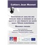 Innovation et analyse des risques dans le domaine de la santé et des produits de santé dans l'Union européenne
