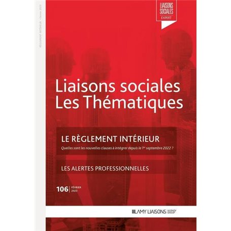 Le règlement intérieur