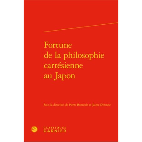 Fortune de la philosophie cartésienne au Japon