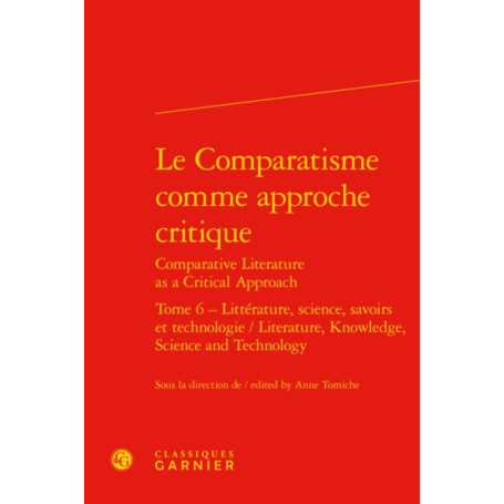 Le Comparatisme comme approche critique
