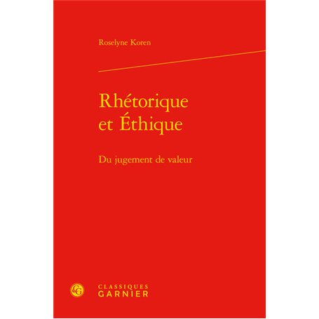 Rhétorique et Éthique