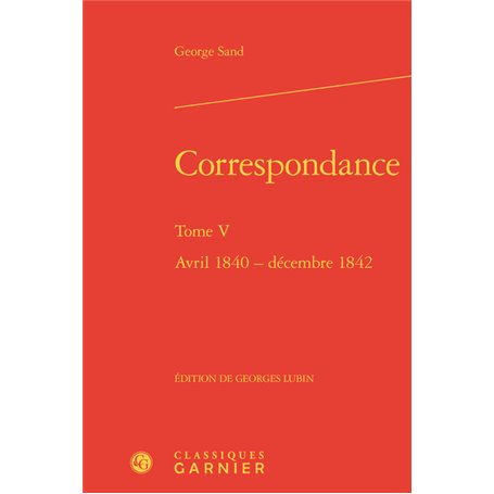 Correspondance