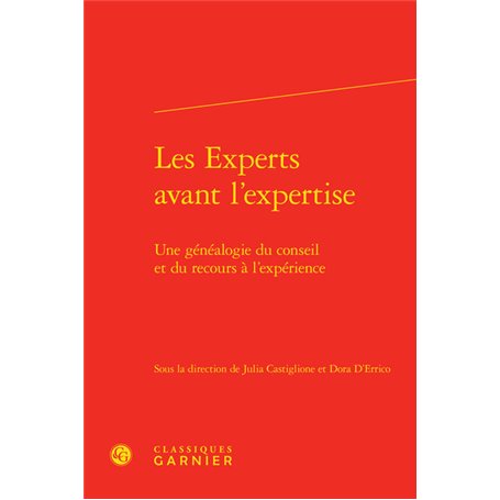 Les Experts avant l'expertise