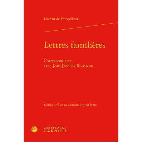 Lettres familières