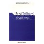 et si teilhard disait vrai