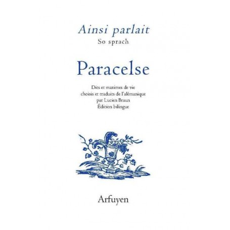 AINSI PARLAIT PARACELSE