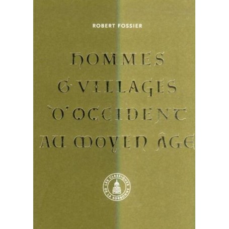 Hommes et villages d'Occident au Moyen Âge