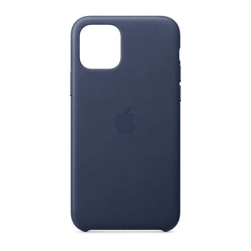 APPLE Coque Cuir Bleu nuit pour iPhone 11 Pro | Isleden ...
