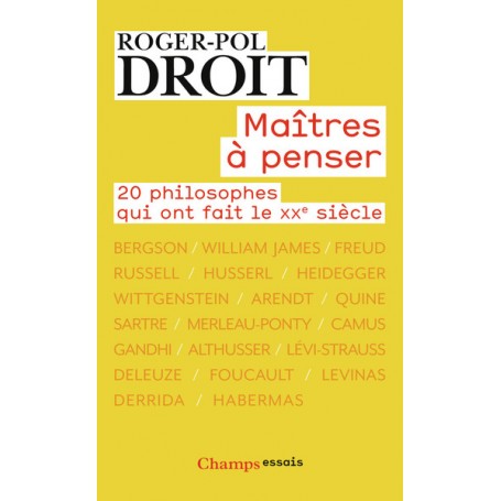 Maîtres à penser