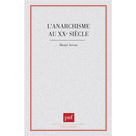 L'anarchisme au XXe siècle