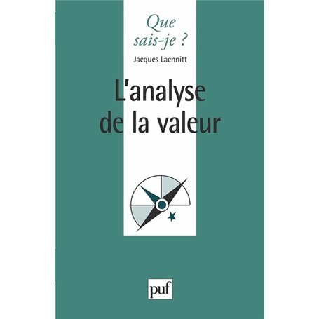 L'analyse de la valeur